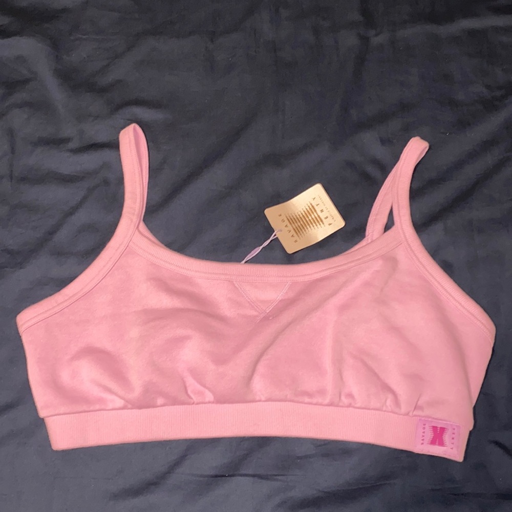NWT Savage X Fenty Xssential Bralette in Bubble Pink size XL